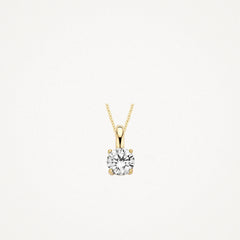 Blush Anhänger aus 14 Karat Gold mit Zirkonia - 6053YZI