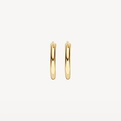 Blush Creolen aus 585er Gelbgold Ø 14 mm - 7405YGO