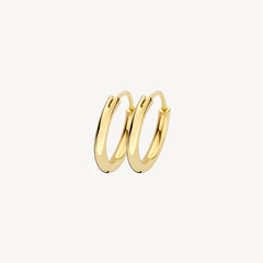 Blush Creolen aus 585er Gelbgold Ø 14 mm - 7405YGO