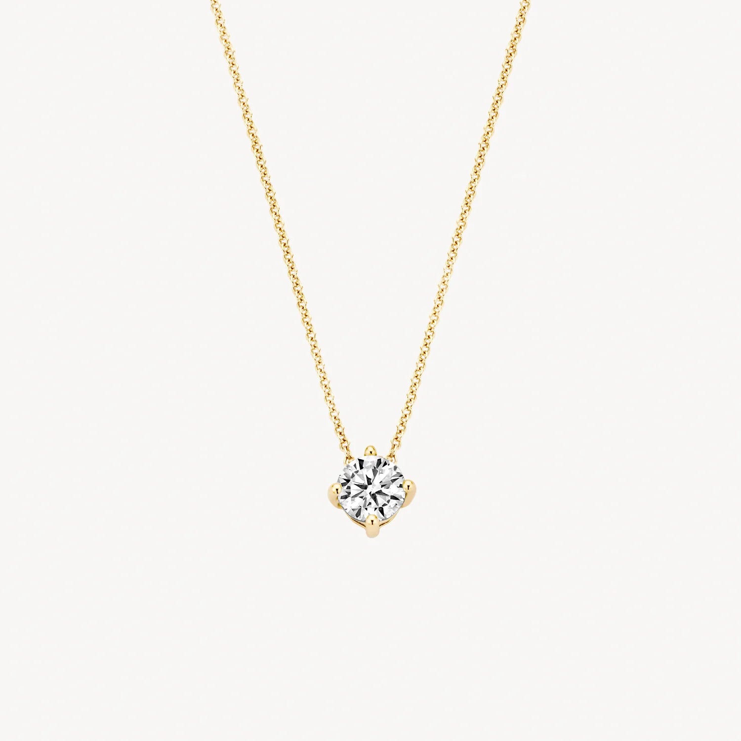 Blush Halskette 3057YZI - Gelbgold (585) mit Zirkonia