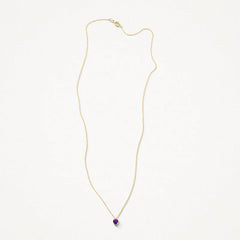 Blush Halskette aus 14 Karat Gold mit Amethyst - 3200YAM