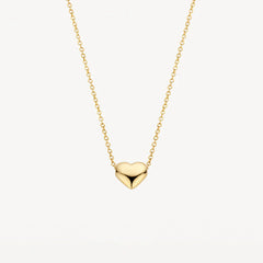 Blush Halskette aus 14 Karat Gold mit Herzanhänger - 3062YGO