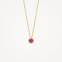 Blush Halskette aus 14 Karat Gold mit rosa Turmalin - 3200YPT