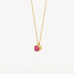 Blush Halskette aus 14 Karat Gold mit rosa Turmalin - 3200YPT