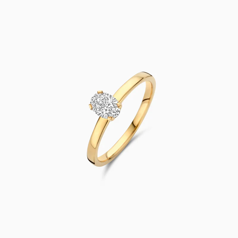 Blush Verlobungsringe in 585/14 Karat Gelbgold mit Labordiamant Diamant - LG1019Y