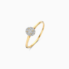 Blush Lab Diamonds Ring LG1021Y – (585er) Gelbgold mit laborgegezüchtetem Diamanten