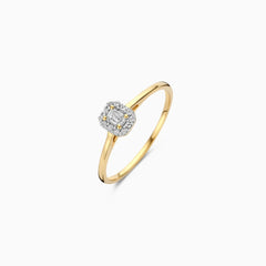 Blush Verlobungsringe Ring in 585/14 Karat Gelbgold mit Labordiamanten - LG1022Y
