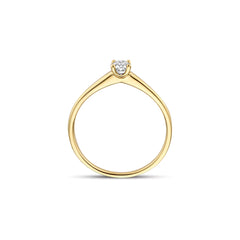 Blush Labordiamant-Ring aus 14 Karat Gelbgold 0.20 ct - LG1079Y/54