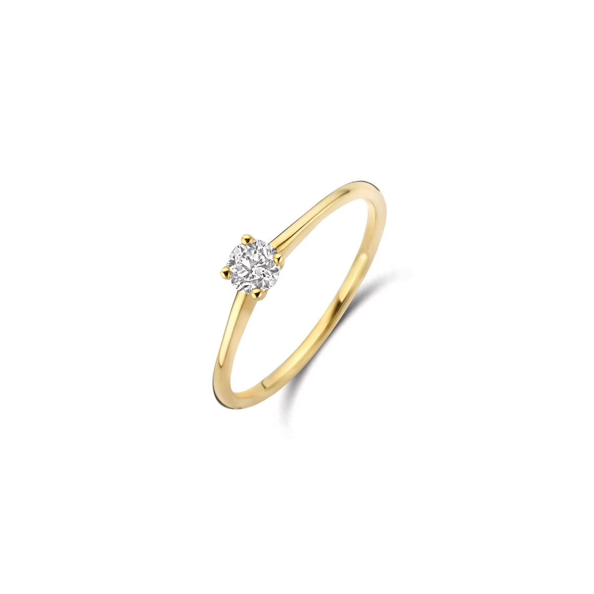 Blush Labordiamant-Ring aus 14 Karat Gelbgold 0.20 ct - LG1079Y/54
