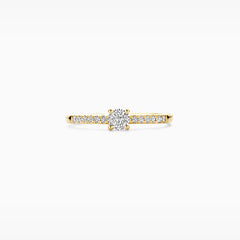 Blush Labordiamant-Ring aus 14 Karat Gold 0.32 ct - LG1017Y