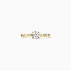 Blush Labordiamant-Ring aus 14 Karat Gold 0.58 ct - LG1006Y/54