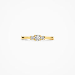Blush Labordiamant-Ring aus 14 Karat Gold - LG1007Y