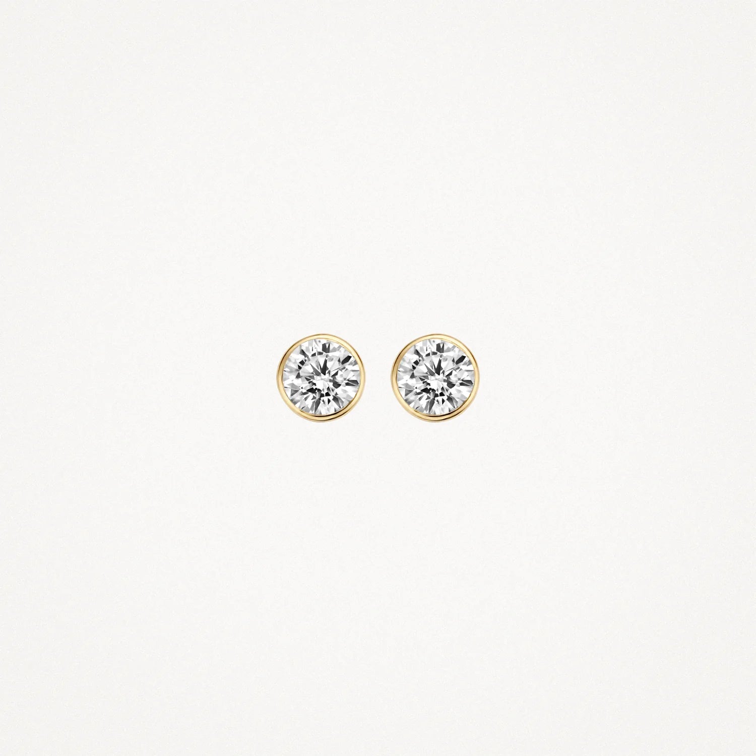 Blush Ohrstecker 7258YZI - Gelbgold mit Zirkonia (585)