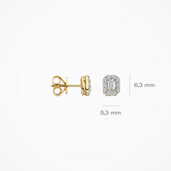 Blush Ohrstecker aus 14 Karat Gold mit Labordiamanten 0.40 ct - LG7010Y
