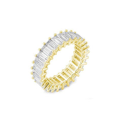 Breiter Memoire Baguette Labordiamantring – Eleganter Ring mit Labordiamanten - 41063080