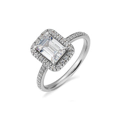 Breuning Emerald Verlobungsring mit Diamanten - 41/06329