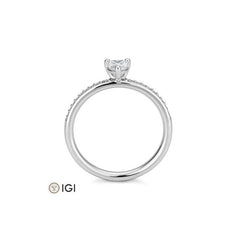 Breuning Herz Verlobungsring mit Labordiamanten - 41062420