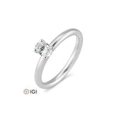 Breuning Ovale Verlobungsring mit Diamant - 41/06323