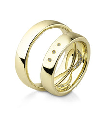 Breuning Trauringe Secret Promise mit Diamanten - 48/06659 & 48/06660