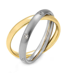 Breuning Trauringe Tenere mit Diamanten - 48/06752 & 48/06751