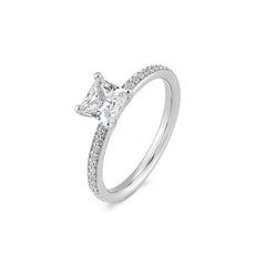 Breuning Verlobungsring Carree mit Diamanten - 41/06332