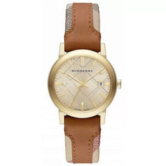 Burberry BU9133 The City Haymarket – Gold‑Braun