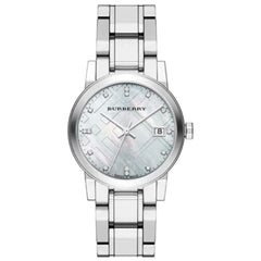Burberry The Classic Damenuhr mit Diamanten - BU9125