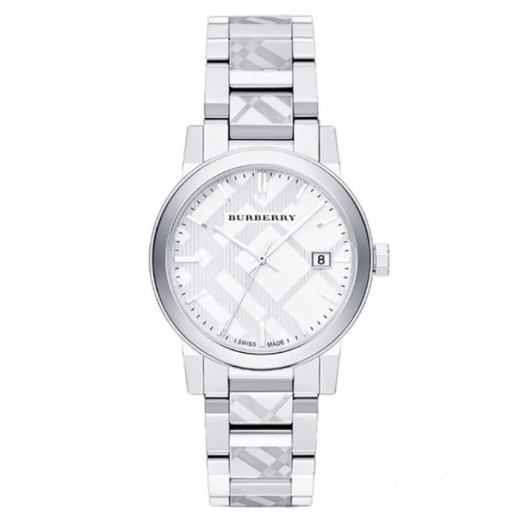 Burberry Unisex "The City" Silber - BU9037 | Uhren auf Rechnung Kaufen