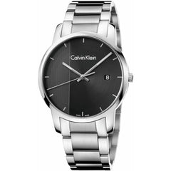 Calvin Klein City Herrenuhr in Schwarz, Silber - K2G2G14Y