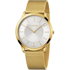 Calvin Klein Minimal Gent Herrenuhr in Gold, Silber - K3M2T526