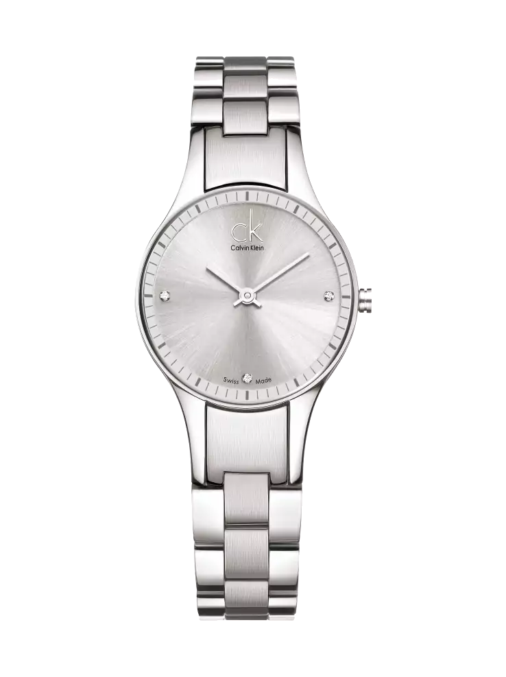 Calvin Klein Simplicity Damenuhr in Silber - K4323141