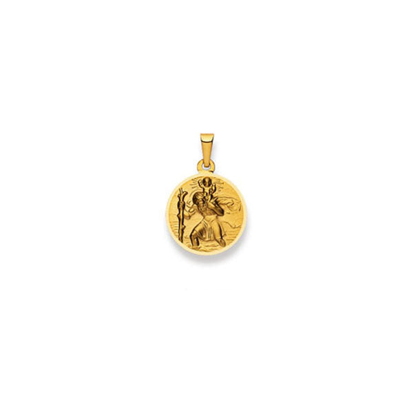 Christophorus Anhänger in 18 Karat Gelbgold - 1158.03093/1600