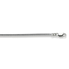 Classics Collier Gold 750 Weiss Schlange Matt