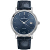 Claude Bernard Classic Herren Grossdatum Blau 40,5 mm - 53007 3 BUIN
