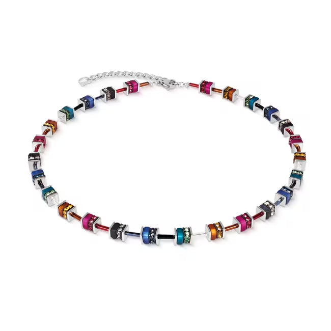 Coeur de Lion Classic Polaris & Strass Halskette Multicolor Winter – 4409/10-1541