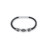 Coeur de Lion Lederarmband Schwarz Gunmetal – 0920/30-1317