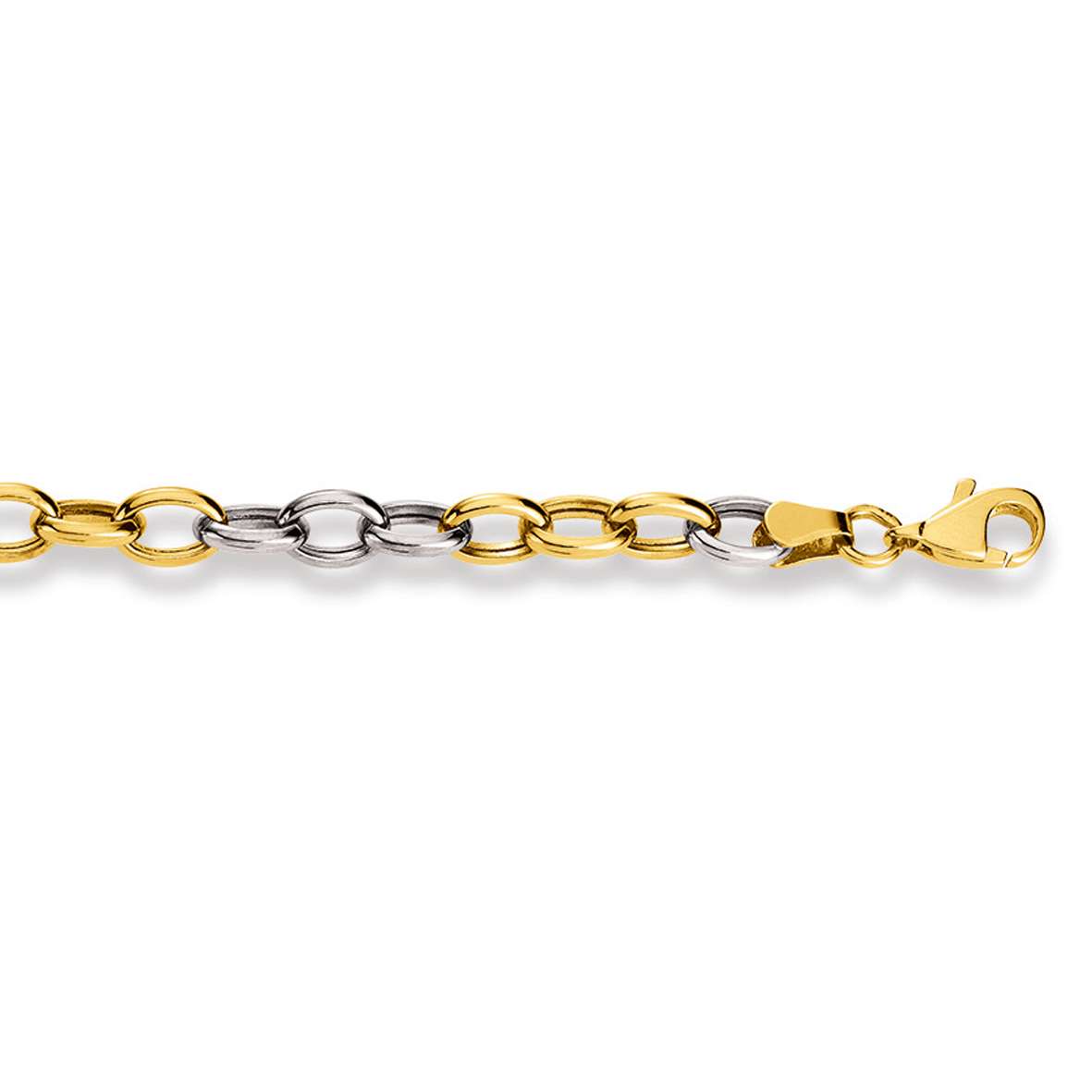 Collier Anker Gelbgold-Weissgold 750 Gold - 1535.04589/4500