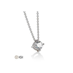 Collier 18 carats à 4 griffes 0,10 ct. - 1,00 ct. - 61014480