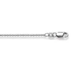 Collier Gold 750 Weiss Anker Rund 1.5 mm