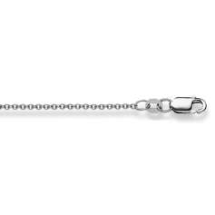 Collier Gold 750 Weiss Anker Rund