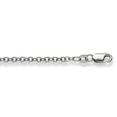 Collier Gold 750 Weiss Anker Rund