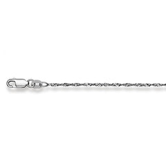 Collier Gold 750 Weiss Singapur 1.6 mm