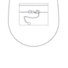 Collier in 18 Karat Weissgold - MRB030BB45