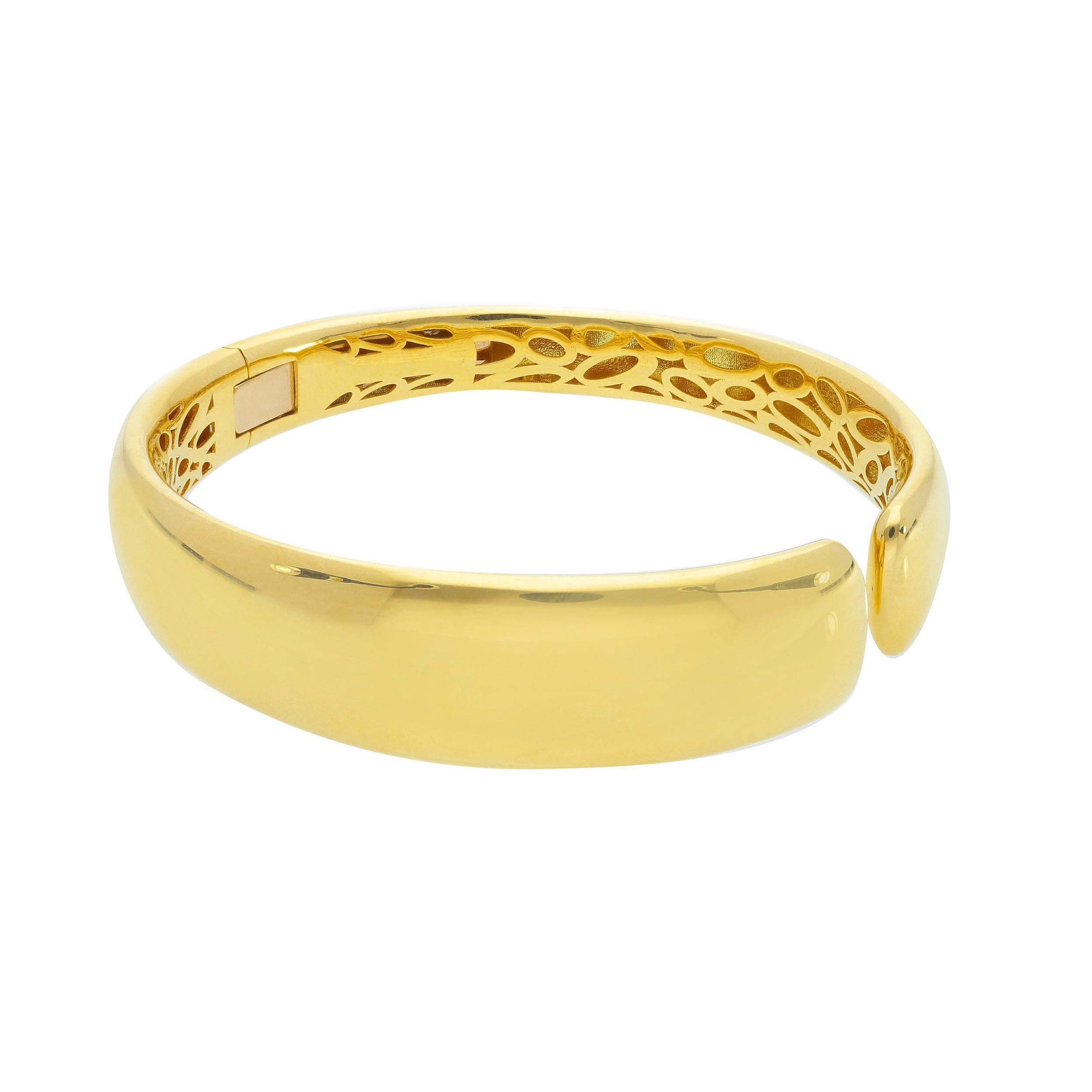 Contrarié Armreif aus 18 Karat Gold Ø 60 mm Gelbgold - 273036