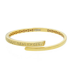 Contrarié Armreif aus 18 Karat Gold Ø 60 mm Gelbgold - 292903