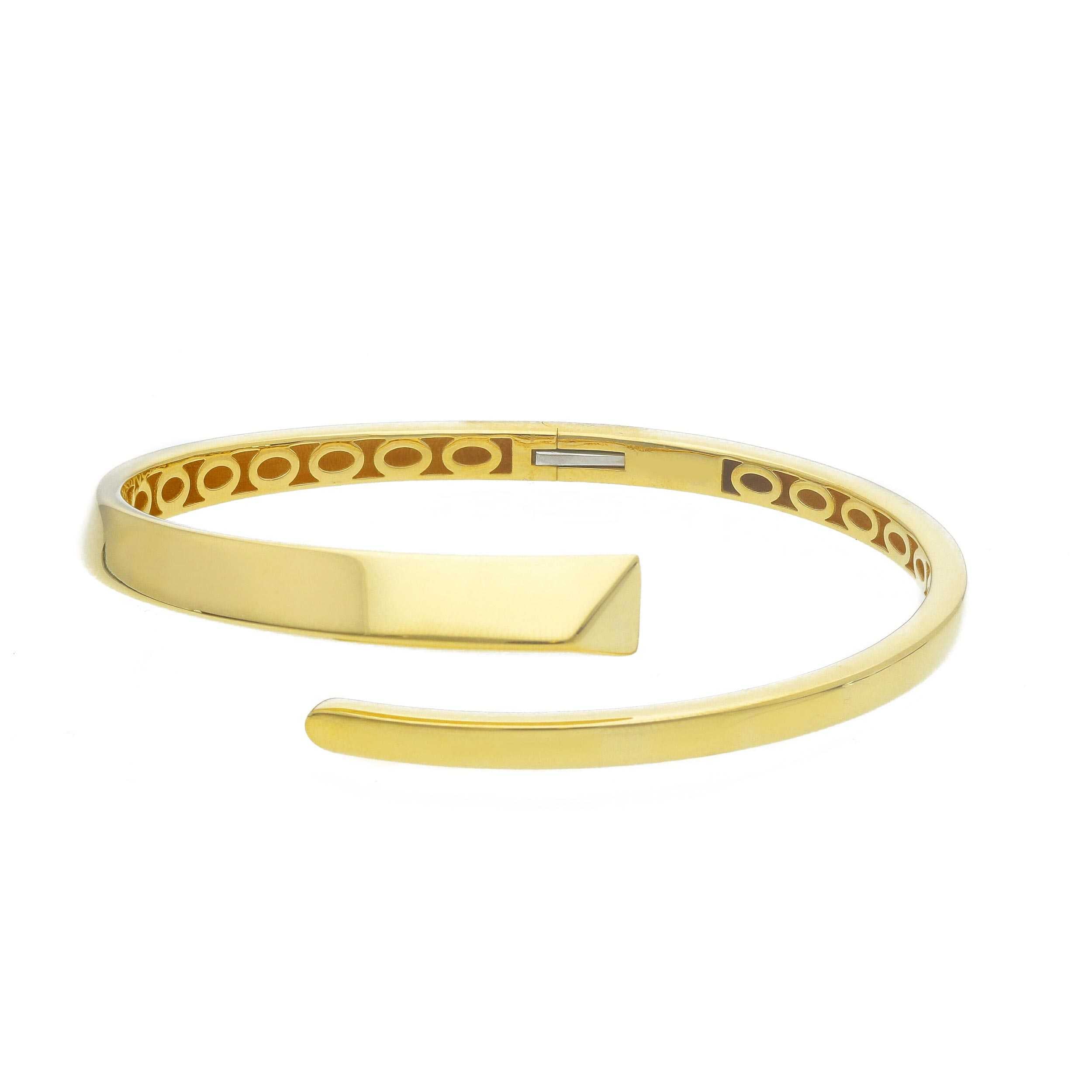 Contrarié Armreif aus 18 Karat Gold Ø 60 mm Gelbgold - 292904