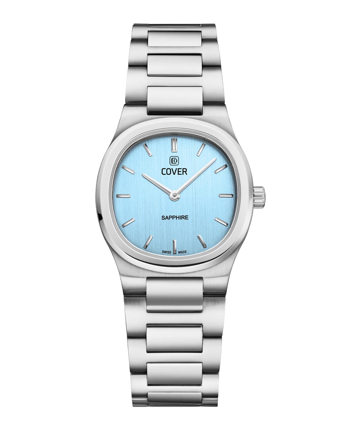 Cover Altea Curved Case Damenuhr in Blau, Silber - CO226.02