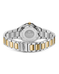 COVER Cardea Crystal Blau, Bicolor Gold Damenuhr - CO221.04