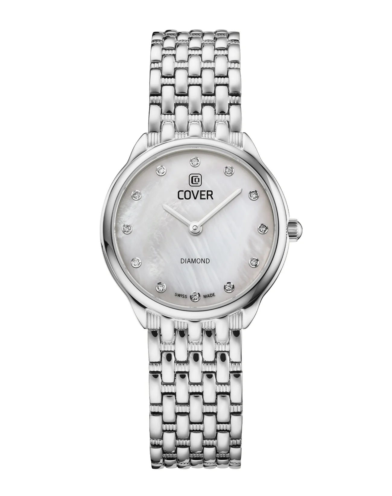COVER Eternal Pearl Diamond Damen Uhr Silber