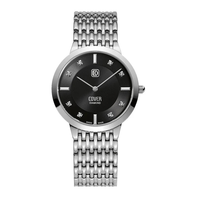 Cover Langham Diamond, Silber Damenuhr - CO124.19